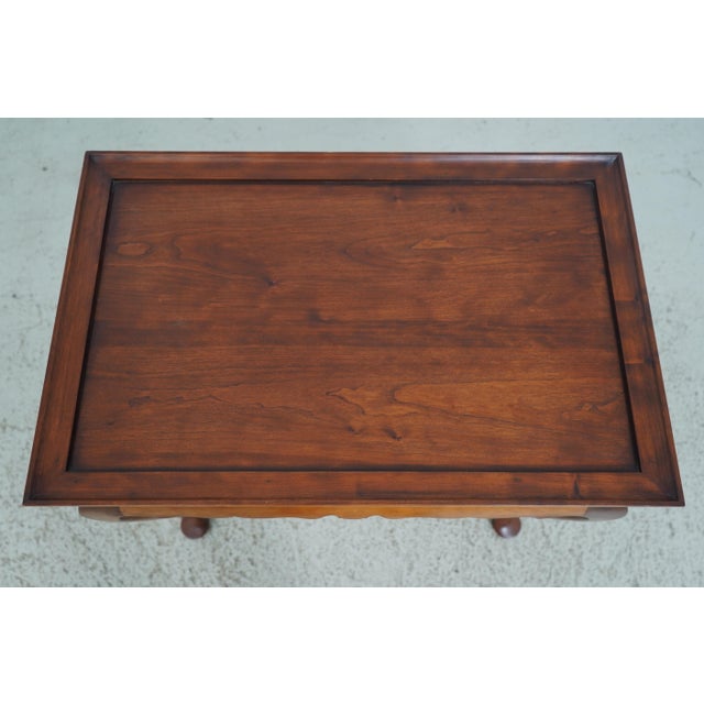 Eldred Wheeler Cherry Queen Anne Tea Table For Sale In Philadelphia - Image 6 of 12