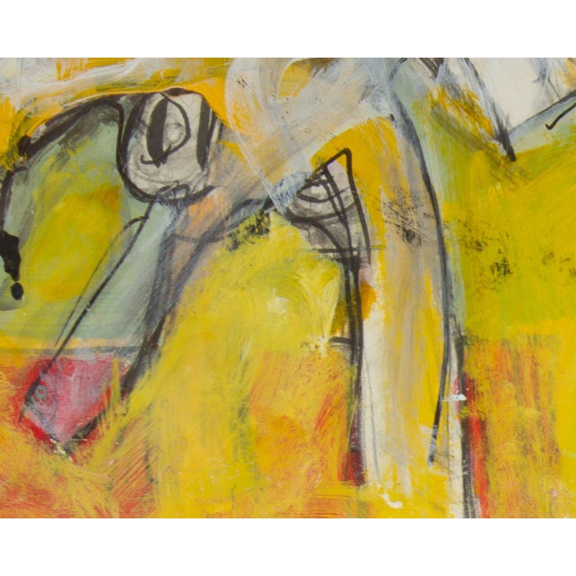 Abstract Mixed Media Painting by James L. Bruch For Sale - Image 4 of 9