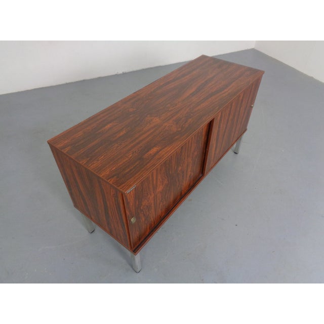 Small Laminated Sideboard in Rosewood Finish from Waiko, Germany, 1970s For Sale - Image 13 of 17