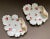 Ceramic Antique 19th Century English Porcelain Rococo Shell Shape Leaf Dishes With Hand Painted Rose Sprig - a Pair For Sale - Image 7 of 12