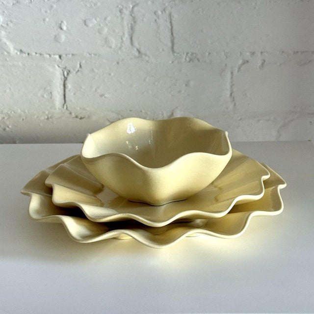 French Dinner Set by Georges Mathieu for Molin, Set of 3 For Sale - Image 5 of 5