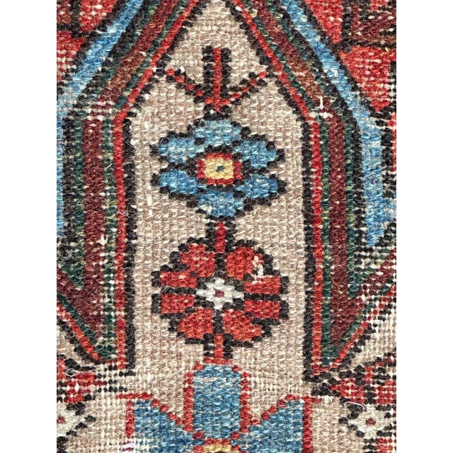 Vintage Distressed Mazlaghan Rug, 1950s For Sale - Image 15 of 18