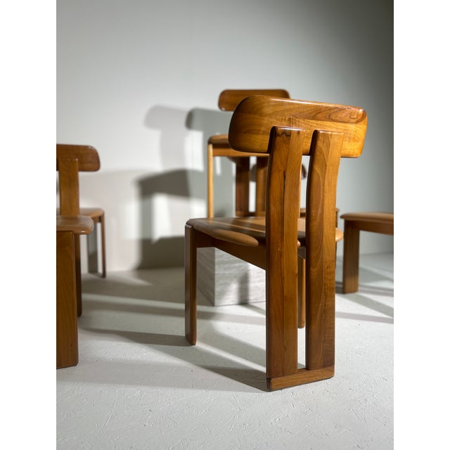 1970s Italian Sapporo Dining Chairs by Mario Marenco for Mobil Girgi, 1970s, Set of 6 For Sale - Image 5 of 13