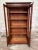Louis XVI style wooden bookcase display case note to lock the door with a key, it must remain in the lock