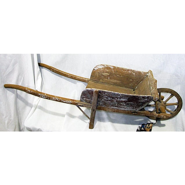 A very rare child's country French rustic wheelbarrow for le petite jardiniere to help Mom and Dad in the garden. Fabulous...
