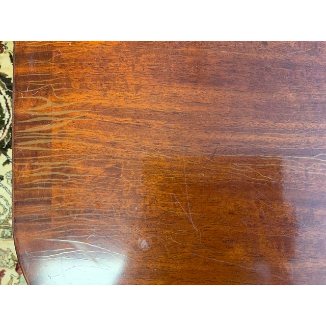 Brown 20th Century Maitland-Smith Regency Style Mahogay Double Pedestal Dining Table For Sale - Image 8 of 12