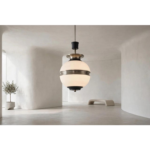 Vintage Space Age Pendant Lamp, 1970s For Sale - Image 3 of 3