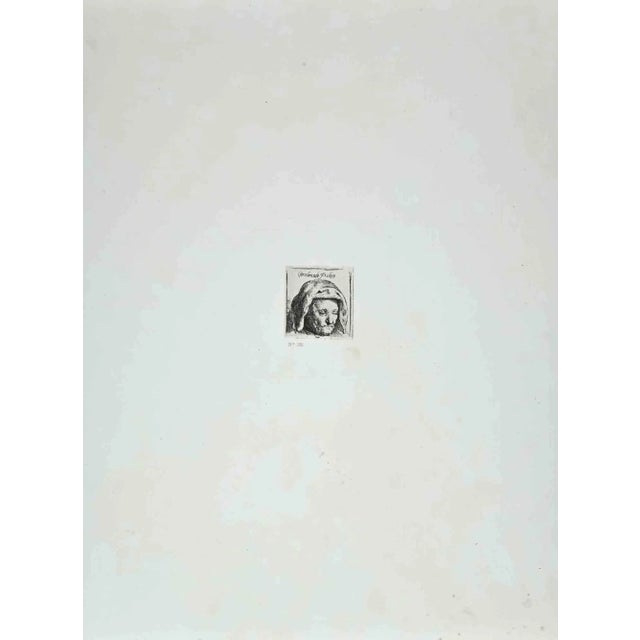 The Artist’s Mother is an etching on ivory-colored paper realized after an etching by Rembrandt. This piece of art belongs...