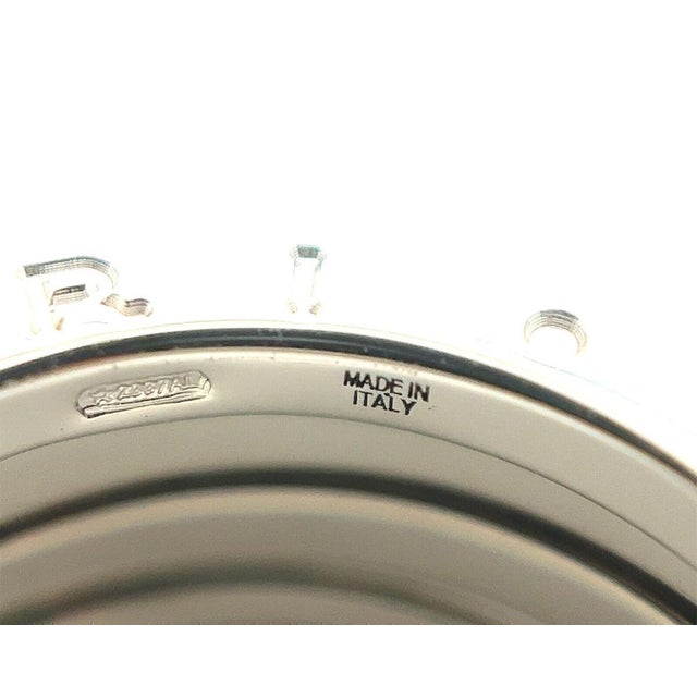 Metal Mid 20th Century Bvlgari B.zero1 Three-Band Ring in 18k White Gold w/Cert Size 7.5 / EU 56 For Sale - Image 7 of 9