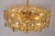 Metal Large Gilt Brass and Crystal Chandelier from Palwa, Germany, 1970s For Sale - Image 7 of 11