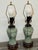 Design Plus Gallery presents a Pair of Jade Glazed Table Lamp from the Mid 20th Century. They have an asian influence as...
