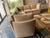 Unusual Milo Baughman for Thayer Coggin 6 piece curved back cube sectional sofa in excellent condition. Completely...