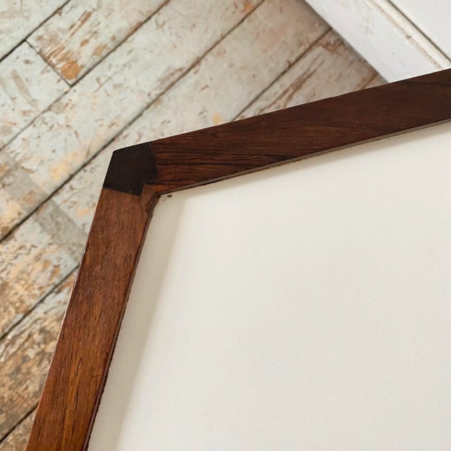 Rosewood Side Table Hans C Andersen Hexagonal Occasional End Table Mid Century Danish Modern For Sale - Image 6 of 11