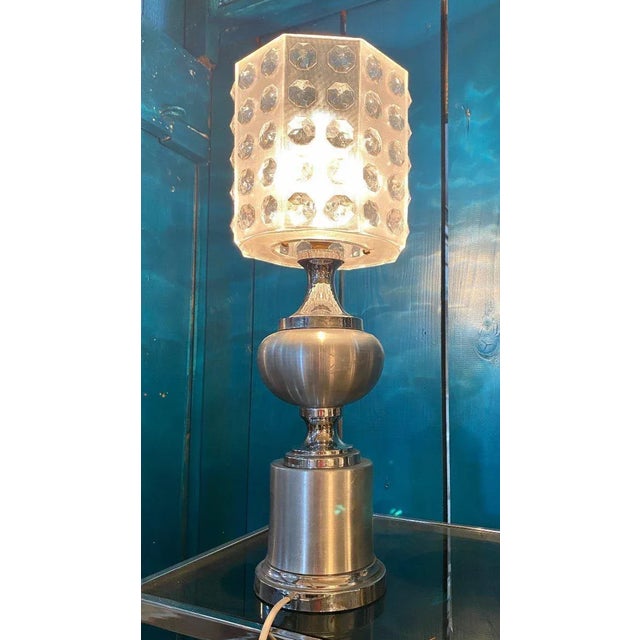 Vintage Aluminium Table Lamp For Sale - Image 4 of 10