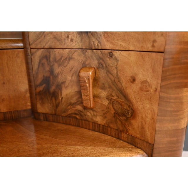 Walnut Burl Dressing Table, 1920s For Sale - Image 9 of 18