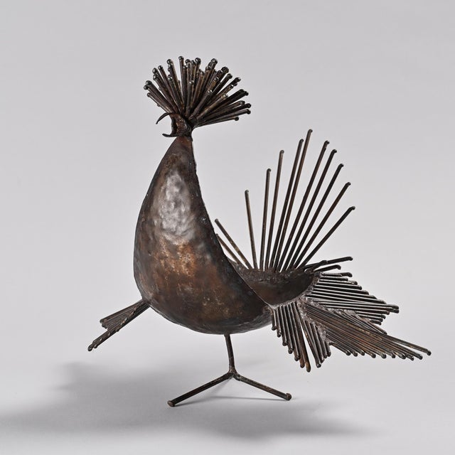 Michel Anasse, Sculpture of a Rooster, 1960s, Iron For Sale - Image 9 of 11