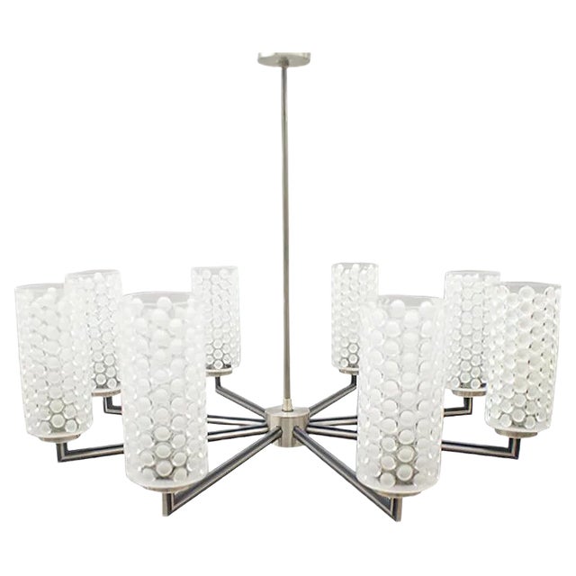 Vintage Chandelier from Kaiser Leuchten, 1960s For Sale