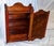 Wood Antique Oak Hanging Medicine Cabinet For Sale - Image 7 of 7