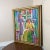 1970s Vintage Colorful Figurative Painting on Canvas Signed Holy ~ Framed For Sale - Image 4 of 8