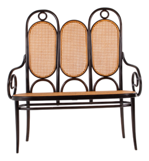 Bentwood & Cane Model 207 Bench by Michael Thonet for Thonet, 1980s