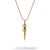 Guardian Crocodile Multicolor Crystal Gold Necklace For Sale - Image 11 of 11
