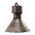 Vintage Industrial Rust Brown Metal Pendant Lamps For Sale