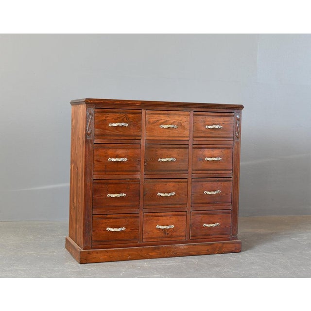 Art Nouveau Ironmongers Drawers, 1890s For Sale - Image 4 of 10