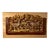 Antique c.1920 Chinese Gilt Carved Pheasant Panel For Sale