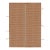 Rug & Kilim's Accent Kilim, Beige With Orange Textural Stripes For Sale