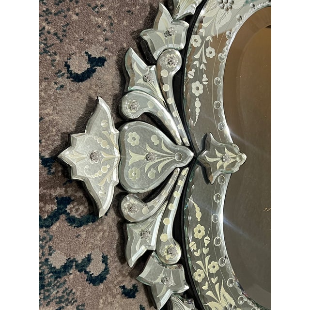 1970s Venetian Mirror For Sale - Image 4 of 7
