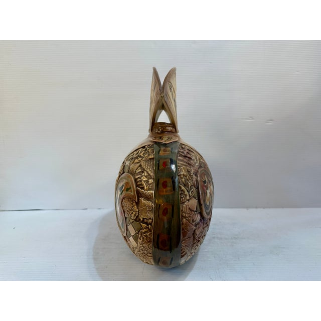 Abstract Hand Crafted Vase by Gail Markiewicz For Sale - Image 3 of 10