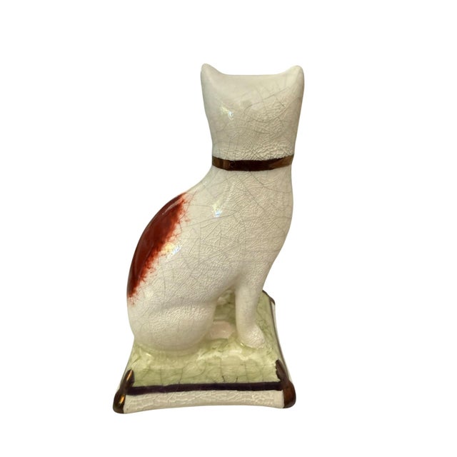 Vintage English Staffordshire Cats - A Pair For Sale - Image 12 of 15