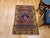 Late 19th Century 19th Century Handwoven Anatolian Village Area Rug, Wool, Red & Navy, 3' x 5' For Sale - Image 5 of 18