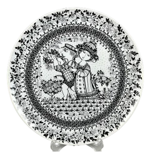 Four Seasons Summer Plate by Bjorn Wiinblad for Rosenthal Studio-Line, Germany