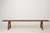 Primitive rustic Swedish bench from the early 1800s. Made in northern Sweden from pine, the bench has never been painted...
