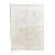 Contemporary Moroccan White Wool Rug For Sale