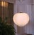 1970s Danish Bulb-Shaped Hanging Lamp in Opal Glass, 1960s For Sale - Image 5 of 15