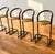 Set of Five 1980s Amisco Postmodern Tubular Steel and Yellow Leather Barstools For Sale - Image 16 of 18