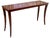 Hickory Chair Furniture Company Sleek Regency Style James River “Milo” Console Table For Sale - Image 11 of 12