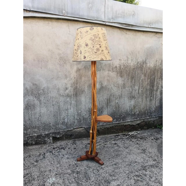 1970s Vintage French Brutalist Floor Lamp, 1970s For Sale - Image 5 of 13