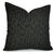 S. Harris Magic Jet Black Chenille Pillow Cover For Sale In Portland, OR - Image 6 of 6