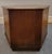 1970s Circa 1970 Mid-Century Modern Hexagonal Walnut Side Table With Large Cabinet For Sale - Image 5 of 9