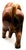 Large Vintage Mid-Century Modern Hand Carved Wood Bull Sculpture For Sale In Miami - Image 6 of 11