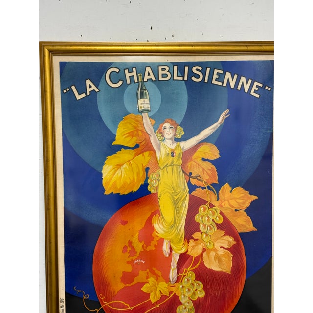 Circa 1926 Henri Le Monnier “La Chablisienne” Lithograph, Framed For Sale In San Francisco - Image 6 of 12