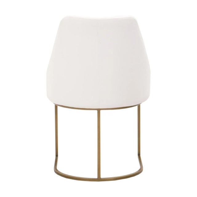 2020s Parissa Dining Chairs, Pearl Velvet & Brushed Gold, Set of 2 For Sale - Image 5 of 7