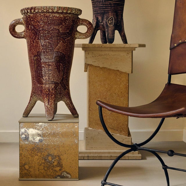 Mid-Century Modern Large French Ceramic Vessel by Accolay No. 01, 1960s For Sale - Image 3 of 11