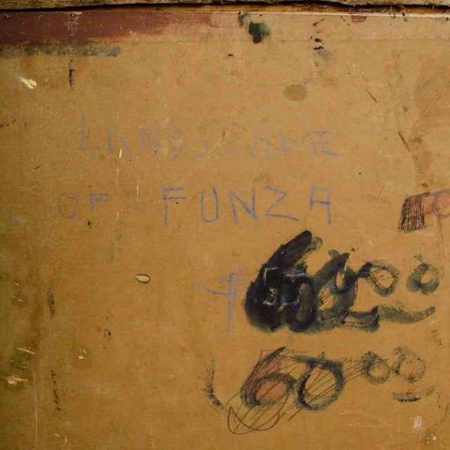 Carlos Lopez-Ruiz (Bolivian-American 1912 -1972) View of Funza. Landscape. For Sale - Image 12 of 12