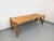 Large Vintage Brutalist Table in Oak, 1960s For Sale - Image 4 of 18