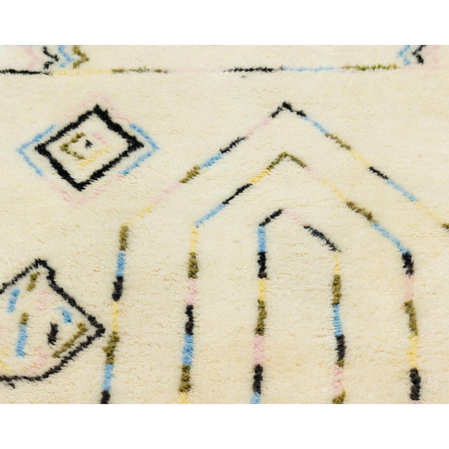 Contemporary Hand-Knotted Wool Premium Rug by Azele Studio For Sale - Image 3 of 8