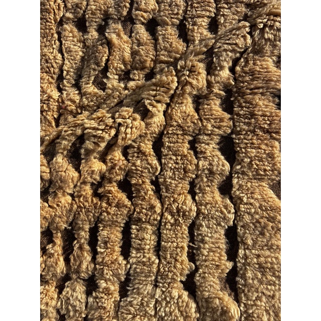 Modern Moroccan Mrirt Rug – Cream Wool Texture Design For Sale - Image 6 of 9